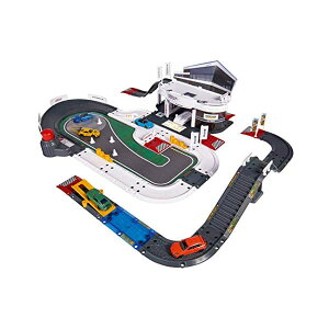 |VF fJ[ _CLXg ͌^ ~jJ[ ObY [ԏj v[g CeA X[p[J[ DICKIE TOYS Majorette Porsche Experience Center with 5 Die-cast Cars, Toys for Kids and Adults