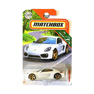 |VF PC} }e fJ[ _CLXg ͌^ ~jJ[ ObY [ԏj v[g CeA X[p[J[ Matchbox Mattel Basic Die-Cast MBX Road Trip - Porsche Cayman (White)