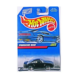|VF 959 }e zbgEB[ fJ[ _CLXg ͌^ ~jJ[ ObY [ԏj v[g CeA X[p[J[ Hot Wheels Mattel 1999 1:64 Scale Black Porsche 959 Die Cast Car Collector #10