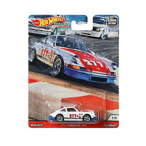 �|���V�F 911 �z�b�g�E�B�[�� ���f���J�[ �_�C�L���X�g �͌^ �~�j�J�[ �O�b�Y �[�ԏj�� �v���[���g �C���e���A �X�[�p�[�J�[ Hot Wheels Car Culture Door Slammers '71 Porsche 911 1/5, White