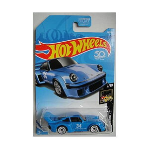 ポルシェ ホットウィール モデルカー ダイキャスト 模型 ミニカー グッズ 納車祝い プレゼント インテリア スーパーカー Hot Wheels 2018 50th Anniversary Nightburnerz Porsche 934.5 64/365, Blue