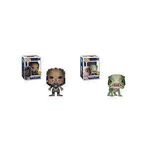 vf^[ t@R |bv tBMA l` Funko Pop! Bundle of 2: Predator: Fugitive Predator Chase and Predator Hound Chase Figures