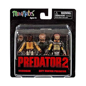 vf^[ ~jCc tBMA l` Predator 2 Minimates Series 1 Harrigan & City Hunter Predator 2" Minifigure 2-Pack