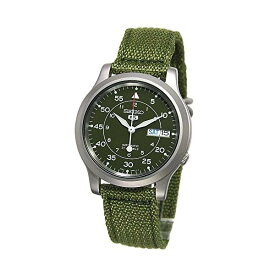 セイコー SEIKO 腕時計 ウォッチ メンズ 男性用 SNK805 Seiko Men's SNK805 Seiko 5 Automatic Stainless Steel Watch with Green Canvas