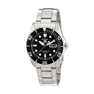 �Z�C�R�[ SEIKO �r���v �E�H�b�` �����Y �j���p SNZF17 Seiko 5 Black Dial Stainless Steel Automatic Mens Watch SNZF17