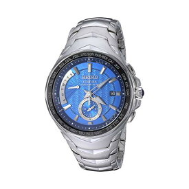 セイコー SEIKO 腕時計 ウォッチ メンズ 男性用 Seiko Men's Radio Sync Solar Coutura Silvertone Watch