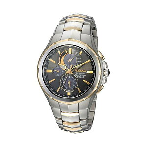 ZCR[ SEIKO rv EHb` Y jp SSC376 Seiko Men's COUTURA Japanese-Quartz Watch with Two-Tone-Stainless-Steel Strap, 12 (Model: SSC376)