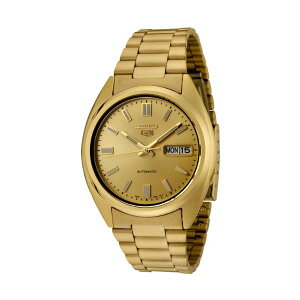 �Z�C�R�[ �r���v SEIKO SNXS80K �����Y �E�H�b�` �j���p SEIKO Men's SNXS80K SEIKO 5 Automatic Gold Dial Gold-Tone Stainless Steel Watch