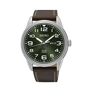 �Z�C�R�[ �r���v SEIKO SNE473P1 �����Y �E�H�b�` �j���p SEIKO Mens Analogue Solar Powered Watch with Leather Strap SNE473P1