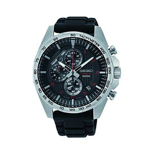 ZCR[ rv SEIKO SSB325P1 Y EHb` jp SEIKO Men's 43.9mm Black Silicone Band Steel Case Hardlex Crystal Quartz Analog Watch SSB325P1