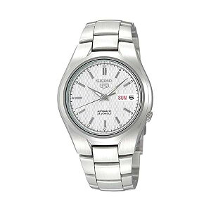 �Z�C�R�[ �r���v SEIKO SNK601 �����Y �E�H�b�` �j���p SEIKO Men's SNK601 SEIKO 5 Automatic Silver Dial Stainless Steel Bracelet Watch
