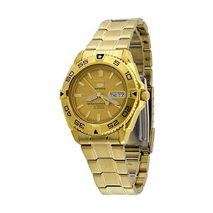 �Z�C�R�[ �r���v SEIKO SNZB26J1 �����Y �E�H�b�` �j���p SEIKO 5 Sports #SNZB26J1 Men's Japan Gold Tone Stainless Steel 100M Automatic Dive Watc1 by SEIKO Watches