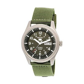セイコー 腕時計 SEIKO SNZG09K1 メンズ ウォッチ 男性用 SEIKO 5 Men's SNZG09K1 Sport Analog Automatic Khaki Green Canvas Watch