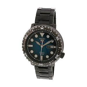 ZCR[ rv SEIKO SRPC65K1 SEIKO 5 Sports 100m Automatic 'Bottle Cap' Steel Black Ip Turquoise Dial Watch SRPC65K1