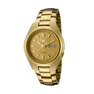 �Z�C�R�[ �r���v SEIKO SNK610 �E�H�b�` �����Y �j���p SEIKO Men's SNK610 SEIKO 5 Automatic Gold Dial Gold-Tone Stainless Steel Watch