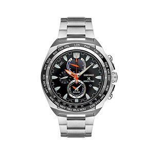 �Z�C�R�[ �r���v SEIKO SSC487 �E�H�b�` �v���X�y�b�N�X �����Y �j���p SEIKO Men's Prospex World Time Solar Chronograph Watch with Power Reserve