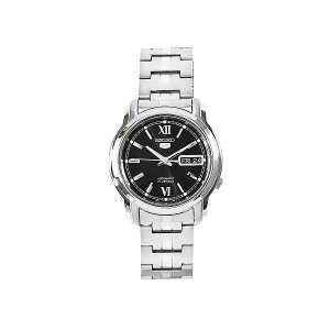 ZCR[ rv SEIKO SNKK81 EHb` Y jp SEIKO Men's SNKK81 5 Stainless Steel Black Dial Watch