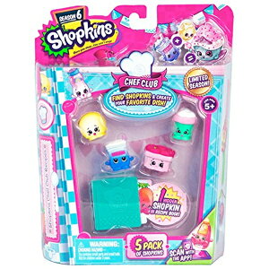 VbvLY  l` h[ tBMA Shopkins Chef Club 5 Pack