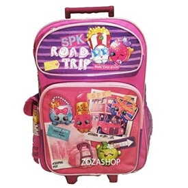 ショップキンズ バッグ リュック バックパック カバン キャリーバッグ Shopkins 16" Large Roller Backpack Pink Rolling Backpack NEW