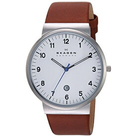 スカーゲン Skagen 腕時計 Skagen Men's SKW6082 Ancher Saddle Leather Watch