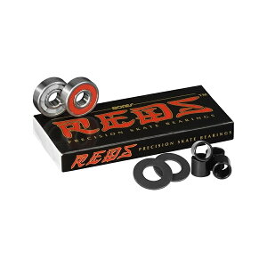 �{�[���Y �x�A�����O Bones Reds 8 �x�A�����O�X�y�[�T�[�ƃA�N�X�����b�V���[�t�� Bones Bearings Bones Reds 8 with Bearing Spacers & Axle Washers