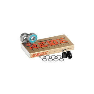 �{�[���Y �r�b�O �{�[���Y ���b�Y �X�P�[�g�{�[�h �x�A�����O 8 �p�b�N �X�y�[�T�[�ƃ��b�V���[�̃o���h���t�� Bones Big Balls Reds Skateboard Bearings 8 pk w/Spacers & Washers Bundle