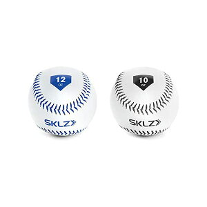 XLY SKLZ 싅 x[X{[ X|[c g[jOMA K g[i[ tBbglX   g[jO  ؃g SKLZ Weighted Throwing Baseballs, 2-Pack (10 Ounce and 12 Ounce)