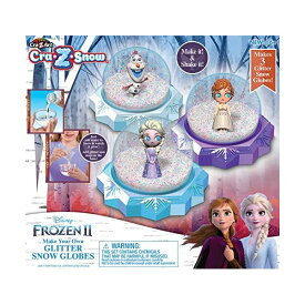 スノードーム ディズニー アナと雪の女王2 エルサ アナ オラフ 自作 メイキング クリスマス プレゼント サンタクロース ツリー Cra-Z-Art Disney Frozen 2 CRA-Z-Snow Glitter Snow Globes