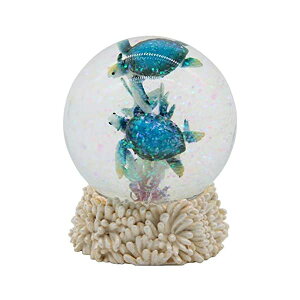 Xm[h[ E~K CT NX}X v[g T^N[X c[ Sea Turtle Snow Globe Ocean Life Beach Themed Gift Decor Figurine, 4.5x3.5 inches