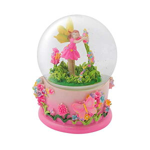 Xm[h[ d tFA[ NX}X v[g T^N[X c[ Elanze Designs Magical Fairy in Rotating Garden 100MM Musical Water Globe Plays Tune Beautiful Dreamer
