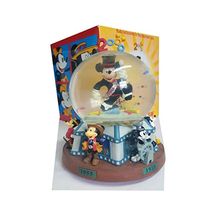 楽天市場 スノードーム ディズニー ミッキー クリスマス プレゼント サンタクロース ツリー Disney Mickey Millennium Waterglobe I Selection