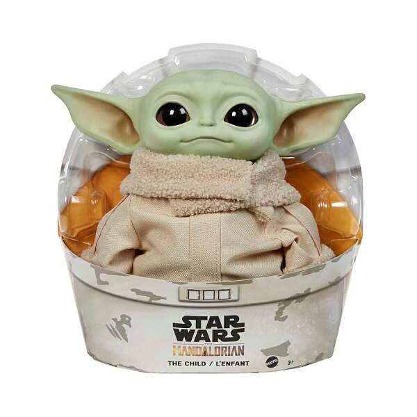 マテル スター・ウォーズ グローグー ぬいぐるみ 11インチ キャラクターフィギュア ソフトボディ付き スター・ウォーズ マンダロリアン Mattel Star Wars Grogu Plush Toy, 11-inch Character Figure with Soft Body. Inspired by Star