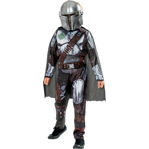 �����f�B�Y�j�[ �X�^�[�E�H�[�Y �}���_�����A�� �q���p�R�X�`���[�� �R�X�v�� �`���C���Y�t�@���V�[�h���X Rubie's Fancy Dress Boys Rubie's Official Disney Star Wars The Mandalorian Kids Costume, Childs Fancy Dress