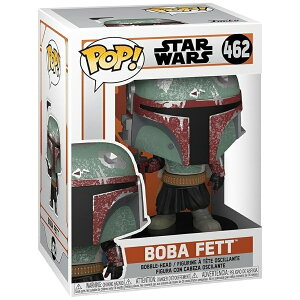 �t�@���R POP �X�^�[�E�E�H�[�Y: �}���_�����A�� �A�N�V�����t�B�M���A �{�o�E�t�F�b�g Funko POP Star Wars: The Mandalorian Action Figure Boba Fett