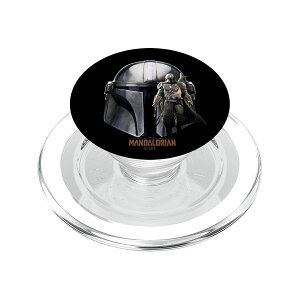 �X�^�[�E�E�H�[�Y �}���_�����A�� �w�����b�g �}�b�V���A�b�v PopSockets MagSafe PopGrip for iPhone Star Wars The Mandalorian Helmet Mashup PopSockets MagSafe PopGrip for iPhone