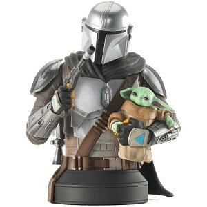 Diamond Select Toys �X�^�[�E�E�H�[�Y: �}���_�����A�����O���[�O�[ 1:6 �X�P�[�� �v���r���[����o�X�g �}���`�J���[ 6 �C���` DEC219397 Diamond Select Toys Star Wars: The Mandalorian with Grogu 1:6 Scale Previews Excl