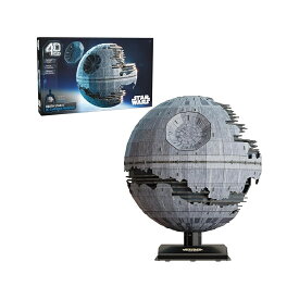 4D Build スター・ウォーズ デラックス デス・スター II カードストック 3D モデルキット スター・ウォーズ ギフト ファンやコレクター向けのデスク装飾 272 ピース 3D パズル 対象年齢 12 歳以上のギフトアイデア 4D Build Star Wars Deluxe Death Star II Cardstock