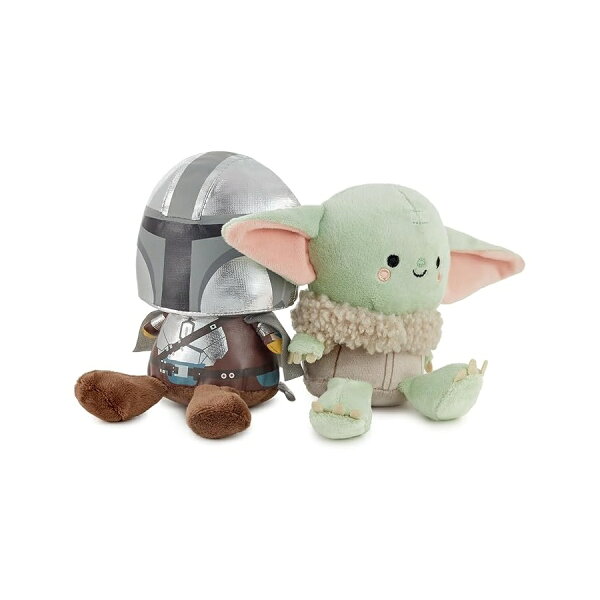 Hallmark Better Together スター・ウォーズ マンダロリアン 磁気ぬいぐるみ (マンドーとグローグー) 5インチ ぬいぐるみ 子供やファンへのギフト Hallmark Better Together Star Wars The Mandalorian Magnetic Plush Toy (Mando and Grogu) 5" Stuffed Toys, Gifts for