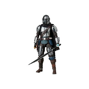 MAFEX No.256 �}���_�����A�� �N���[���o�[�W���� �S����250mm�S����160mm �h���ς݉��t�B�M���A MAFEX No.256 The Mandalorian Chrome Version, Total Height Approx. 6.3 inches (160 mm), Painted Action Figure