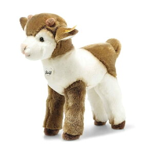 �V���^�C�t Zenzi ���M �u���E��/�z���C�g 11 �C���` �ʂ������ Steiff Zenzi Goat, Brown/White, 11 Plush