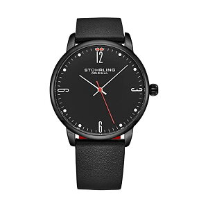 �X�g�D�[�����O �I���W�i�� �r���v Stuhrling Original 3997B.5 �A�i���O �����Y �j���p ���U�[ �{�v ���v �E�H�b�` Stuhrling Original Mens Watch Calfskin Leather Strap - Dress + Casual Design - Analog Watch Dial with Date, 399