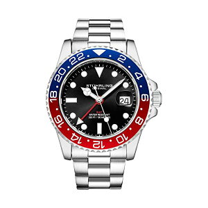 �X�g�D�[�����O �I���W�i�� �r���v 3965.02 �N�H�[�c �����Y �j���p ���v �E�H�b�` Mens Stainless Steel Jubilee Bracelet GMT Watch - Swiss Quartz, Dual Time, Quickset Date with Screw Down Crown, Water Resistant up to 10 ATM