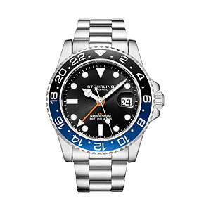 �X�g�D�[�����O �I���W�i�� �r���v 3965.01 �N�H�[�c �����Y �j���p ���v �E�H�b�` Mens Stainless Steel Jubilee Bracelet GMT Watch - Swiss Quartz, Dual Time, Quickset Date with Screw Down Crown, Water Resistant up to 10 ATM