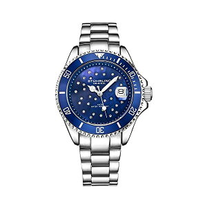 XgD[O IWi rv 3977.3 AiO NH[c fB[X p v EHb` Womens Dive Watch - Sport Watch with Stainless Steel Link Bracelet Quartz Movement Analog Watch Dial with Date Dress and Casual D