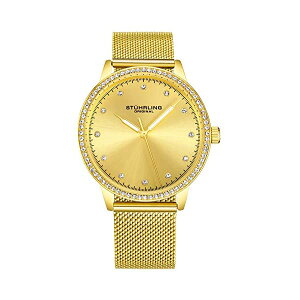�X�g�D�[�����O �I���W�i�� �r���v Stuhrling Original 3904.3 ���f�B�[�X �����p ���v �E�H�b�` Stuhrling Original Women's Ascot Casatorra Elite Stainless Steel Watch with Diamond