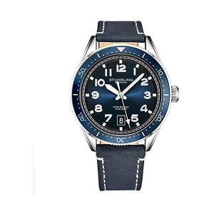 XgD[O IWi rv Stuhrling Original 3989.1 AiO Y jp U[ {v v EHb` Stuhrling Original Mens Leather Dress Watch -Aviation Analog Watch with Date Leather Strap Mens Wrist Watches