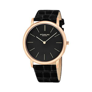 �X�g�D�[�����O �I���W�i�� �r���v Stuhrling Original 601.3345K1 �����Y �j���p ���v �E�H�b�` Stuhrling Original Men's Classic 'Ascot' Slim Swiss Watch #601.3345K1