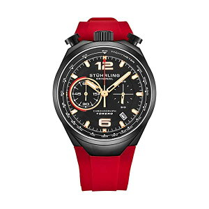 XgD[O IWi rv Stuhrling Original 894 NmOt Y jp v EHb` Stuhrling Original Men's Chronograph Wrist Watch Stainless Steel Case with Rubber Strap