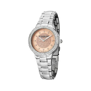 �X�g�D�[�����O �I���W�i�� �r���v Stuhrling Original 851.02 ���f�B�[�X �����p ���v �E�H�b�` Stuhrling Original Women's 851.02 Sparkle Date Silver