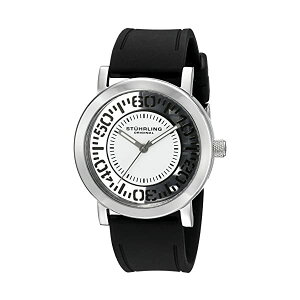 �X�g�D�[�����O �I���W�i�� �r���v Stuhrling Original 830.01 �N�H�[�c ���f�B�[�X �����p ���v �E�H�b�` Stuhrling Original Women's 830.01 Symphony Quartz Black Silicone Strap Watch